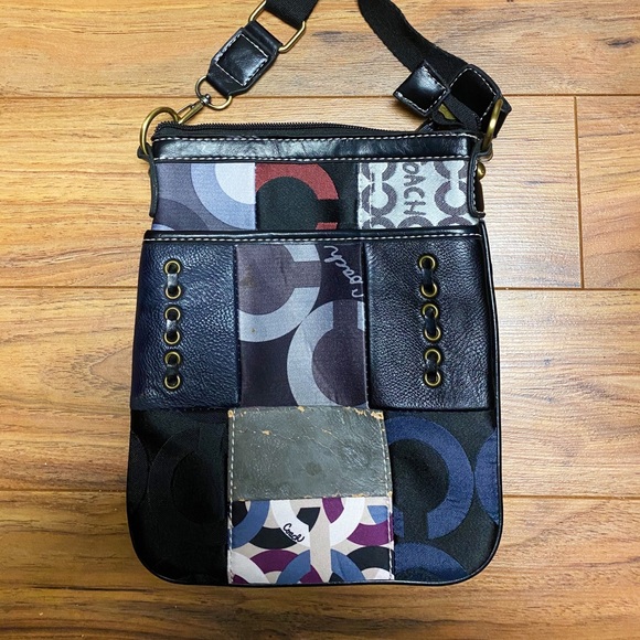 Patchwork Coach Satchel - Picture 2 of 11